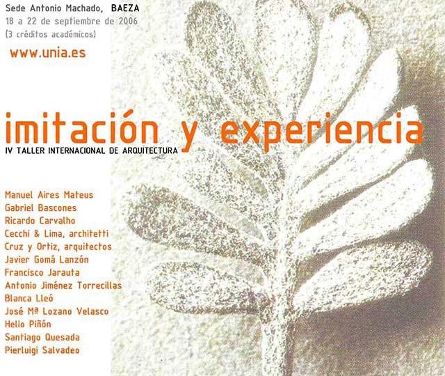 2006_Taller Imitación y Experiencia