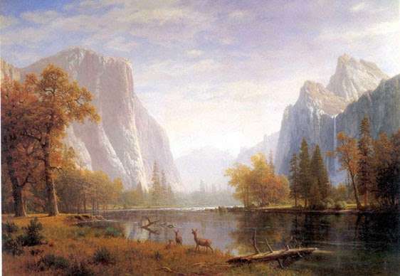 Yosemite Valley. Albert Bierstadt, 1868